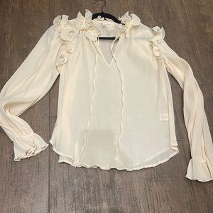 Vici ruffle blouse - M. Perfect condition